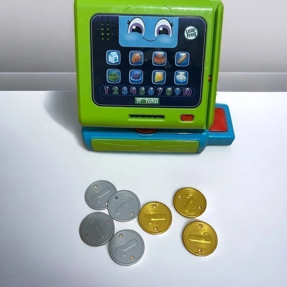 Leap Frog Touch Screen Cash Register Kids Toy Learning Green